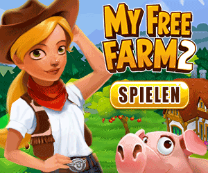 Cowgirl mit Schwein vor einer Farm